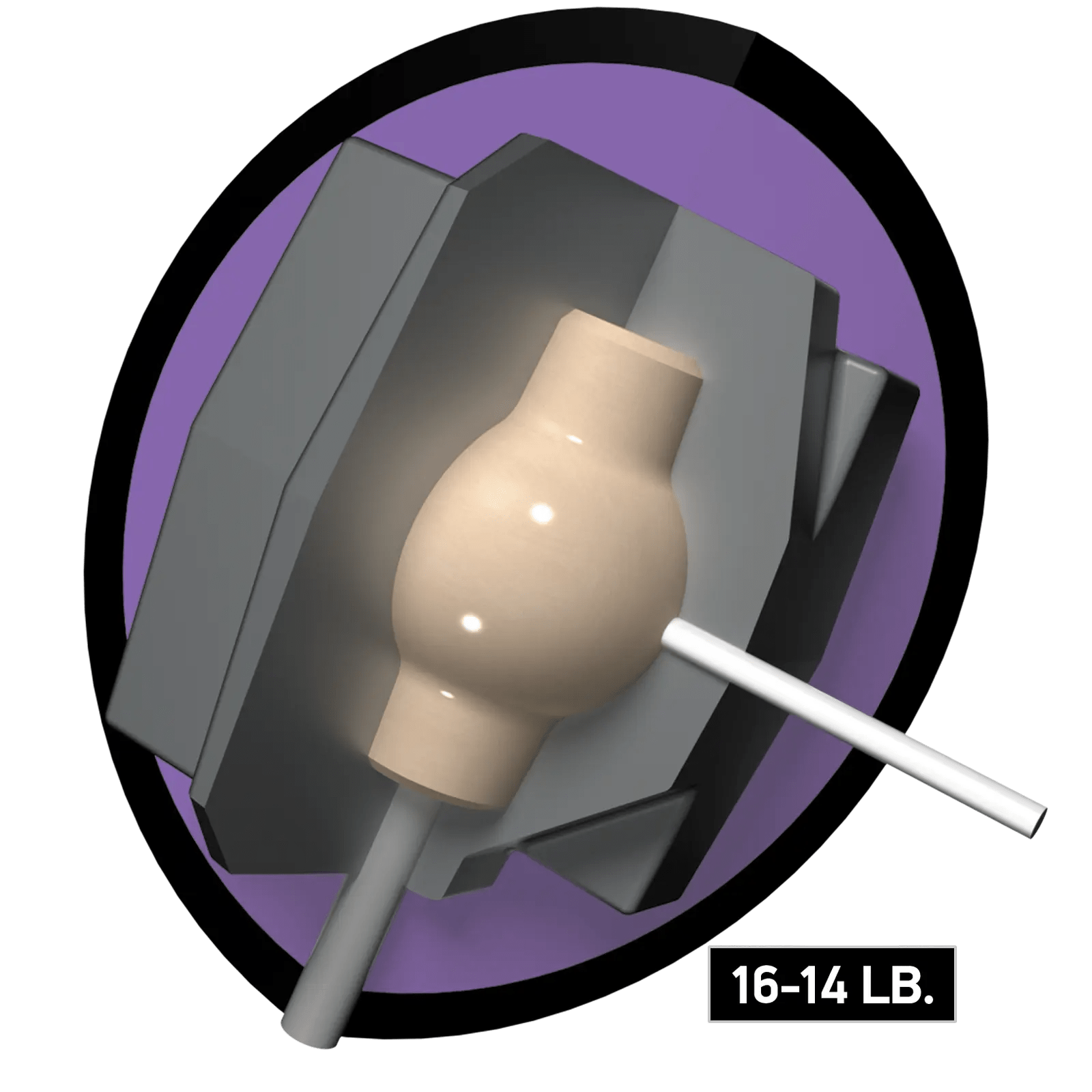 Brunswick Combat Bowling Ball - Image 2