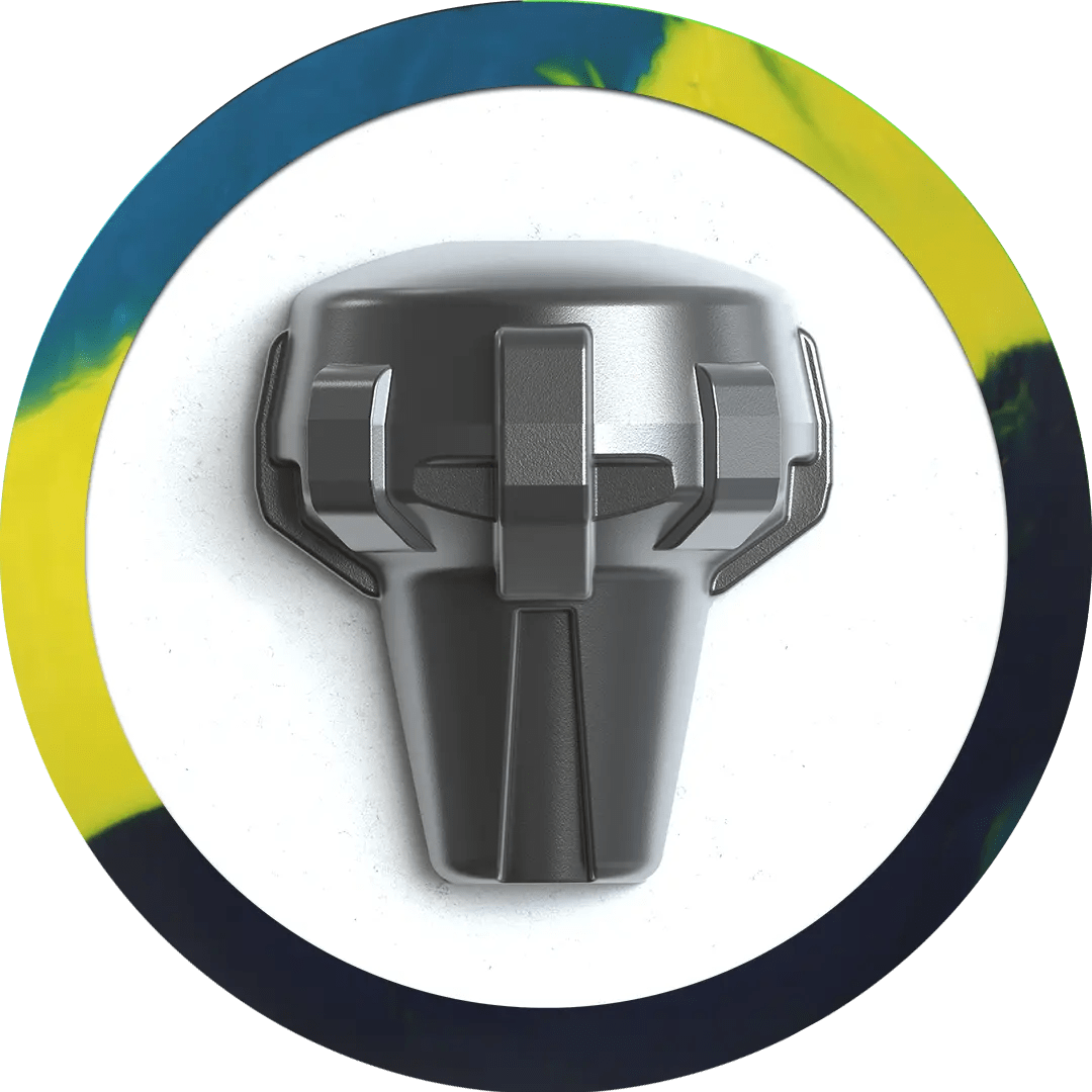 Motiv Ascend Navy Teal Yellow Pearl Bowling Ball - Image 3