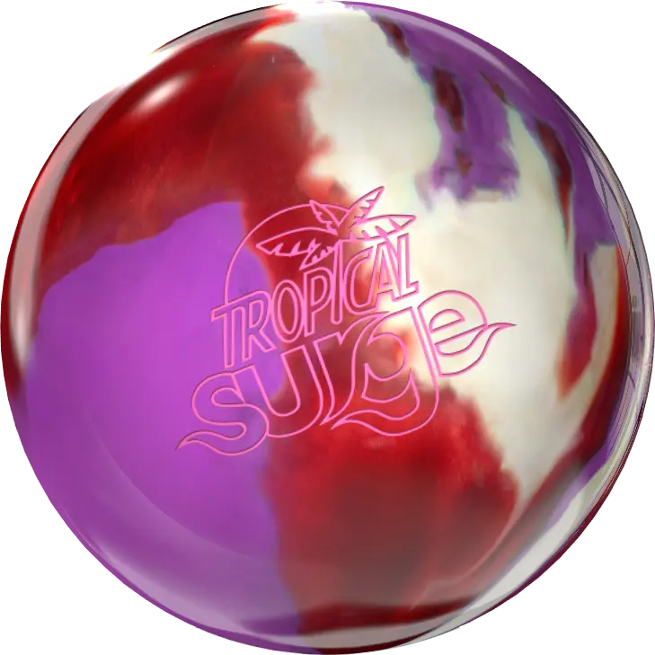 Storm Tropical Surge Red White Purple Bowling Ball