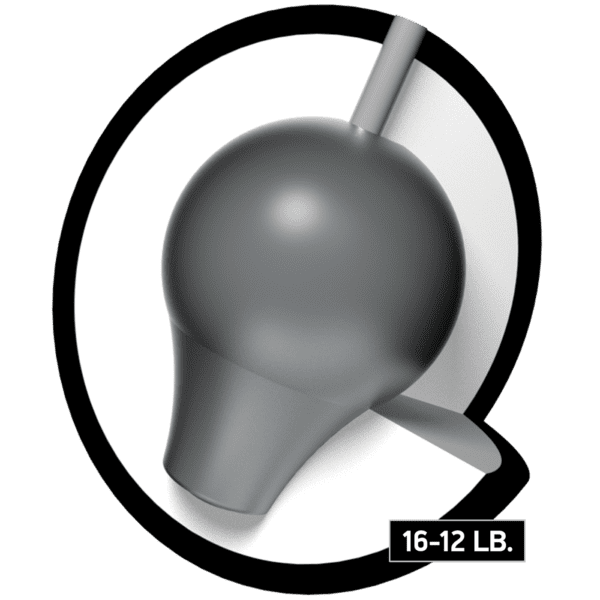 Brunswick Rhino Purple Black Bowling Ball - Image 3