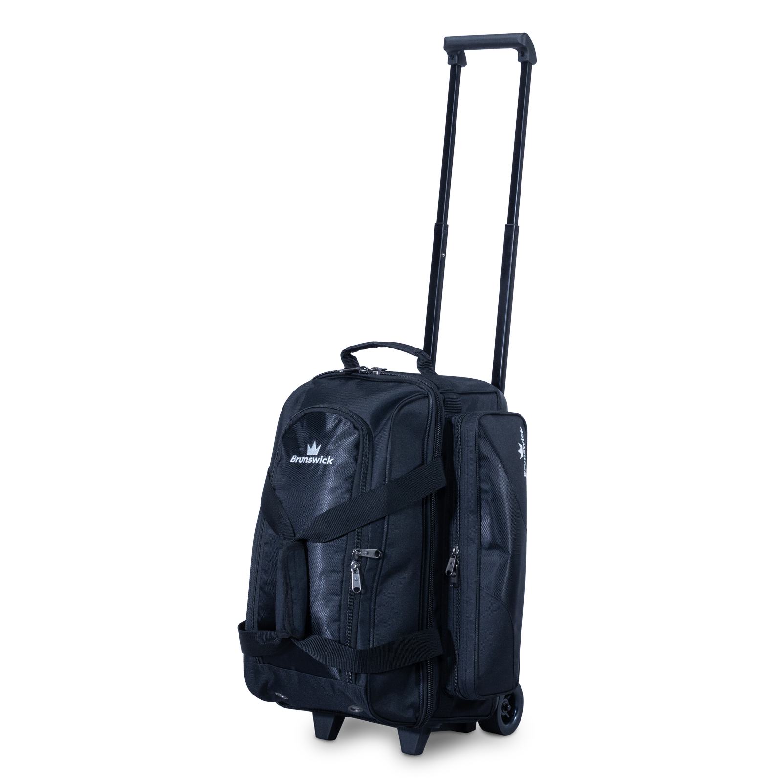 Brunswick Zone Double 2 Ball Roller Black Bowling Bag