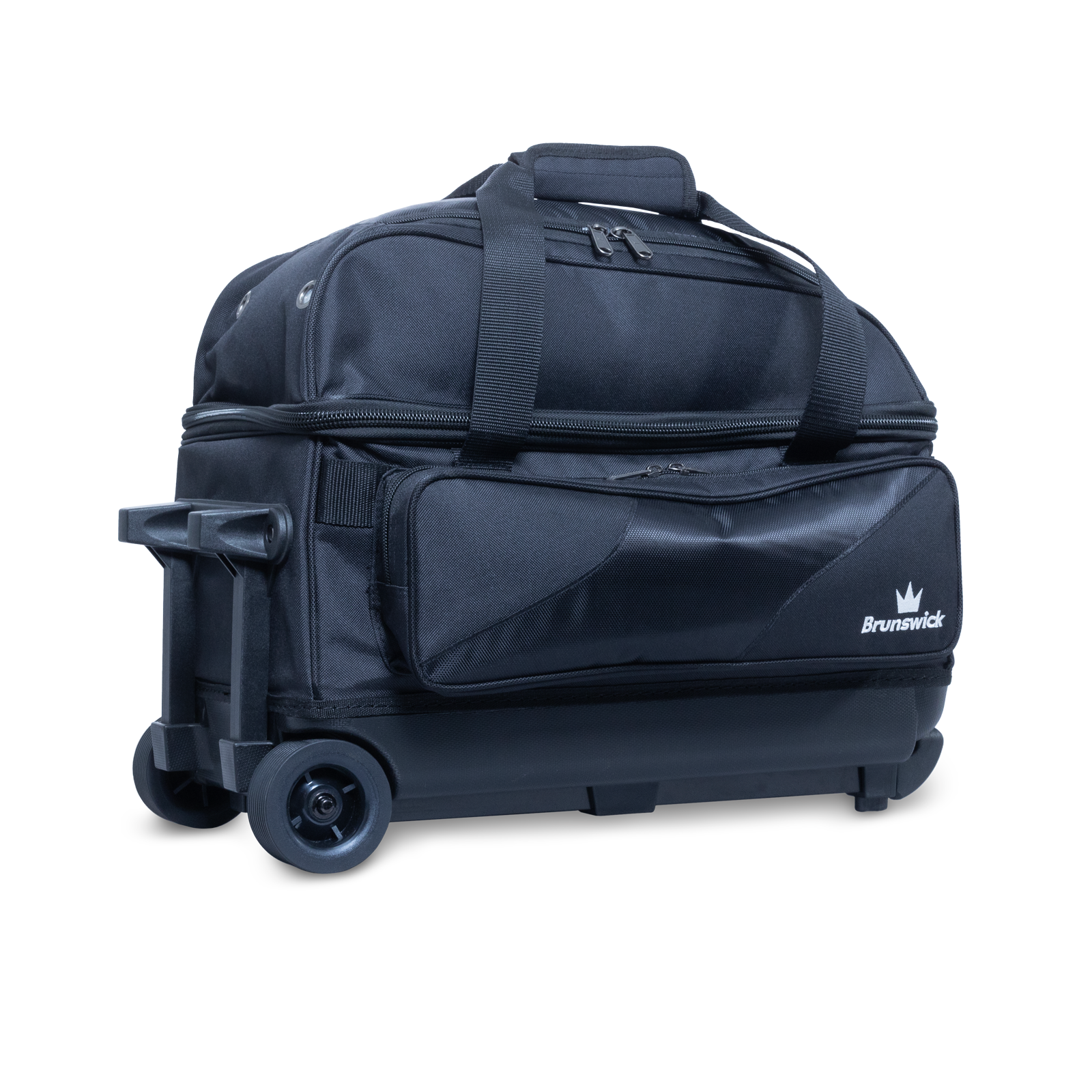 Brunswick Zone Double 2 Ball Roller Black Bowling Bag - Image 4