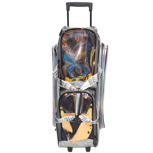 Epic 3 Ball Triple Luminous Silver Holo Bowling Bag - Image 2