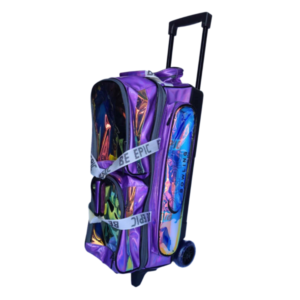 Epic 3 Ball Triple Luminous Violet Holo Bowling Bag