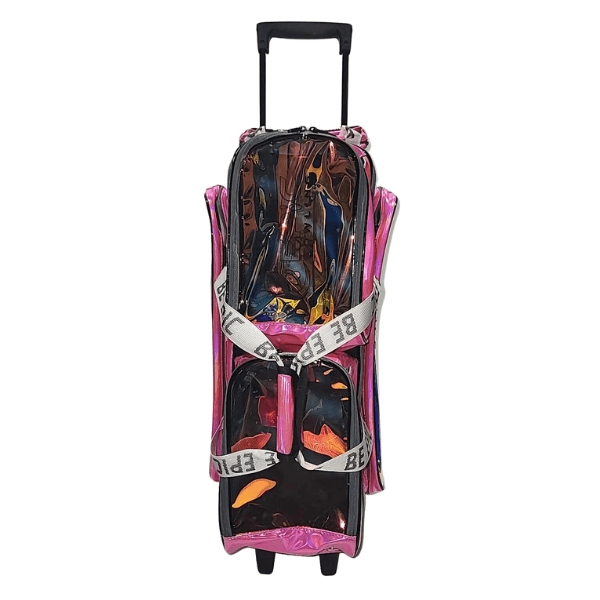 Epic 3 Ball Triple Luminous Hot Pink Holo Bowling Bag - Image 2