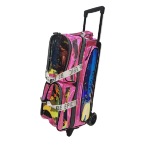 Epic 3 Ball Triple Luminous Hot Pink Holo Bowling Bag