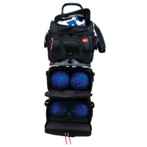 KR Strikeforce Diamond Black 6 Ball Roller Bowling Bag