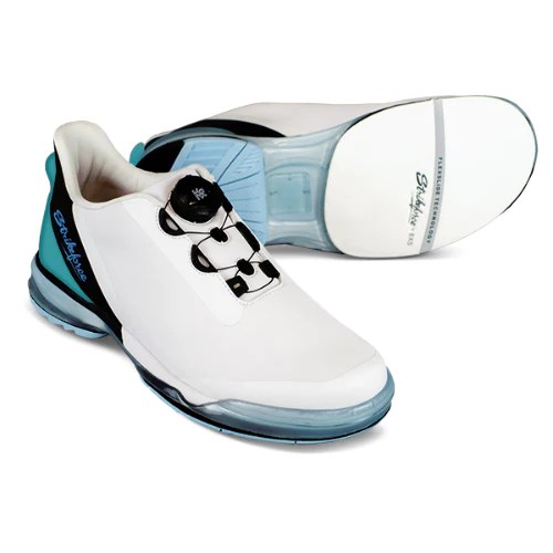 KR TPC Hype White Black Sky Left Hand Unisex Bowling Shoes - Image 8
