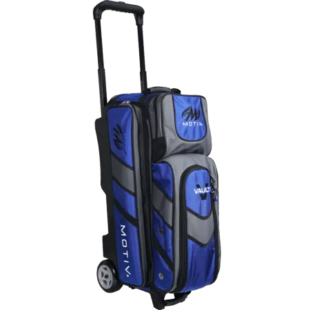Motiv Vault 3 Ball Triple Roller Midnight Blue Bowling Bag - Image 4