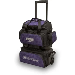 Storm 4 Ball Rolling Thunder Abstract Purple Black Bowling Bag
