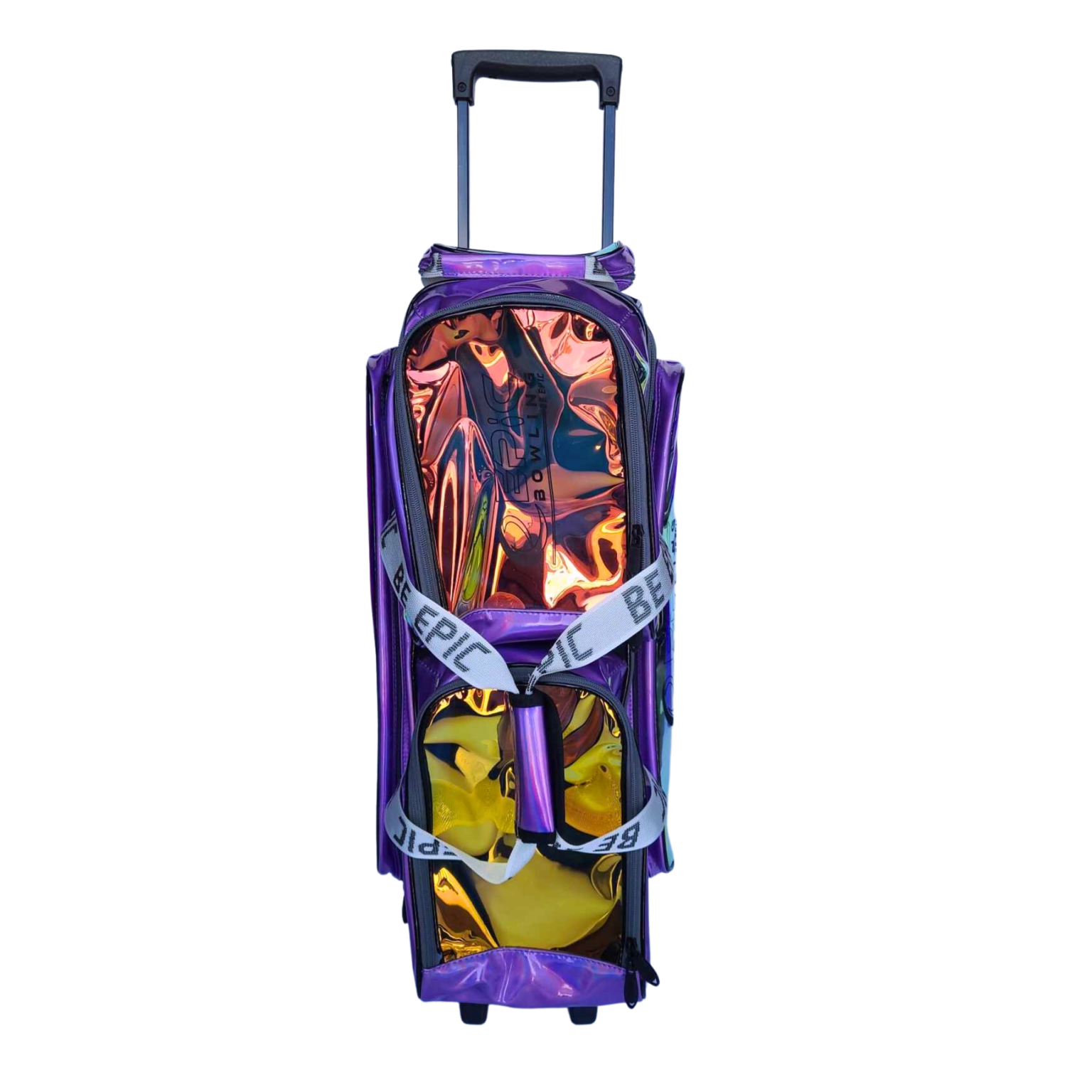 Epic 3 Ball Triple Luminous Violet Holo Bowling Bag - Image 3