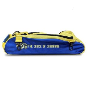 Vise Attachable Shoe Compartment For Vise 3 Ball Tote Blue Yellow